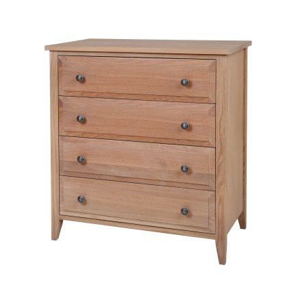 Hampton Chest 4 Drawer Oak - Image 2