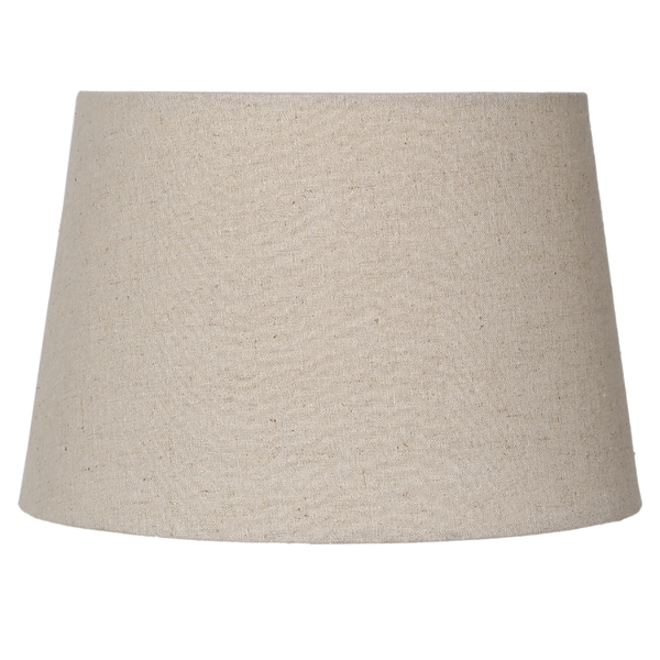 Timeless lamp shade range in classic linenlook fabrics, available