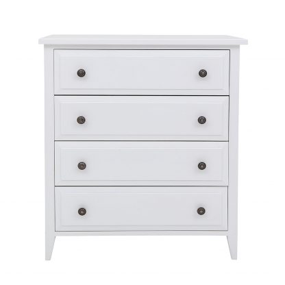 Hampton Chest 4 Drawer White