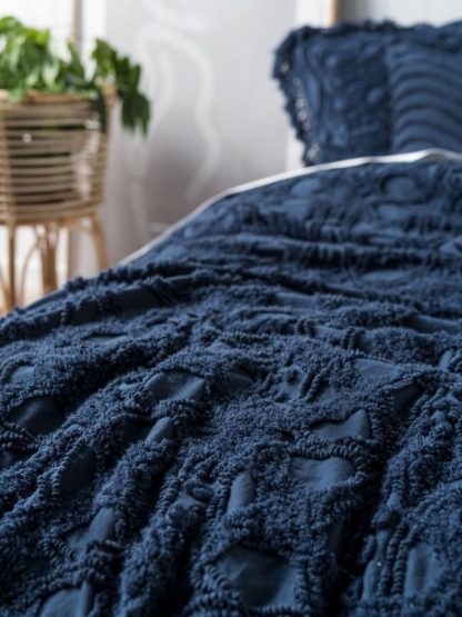 Linen House Somers Denim Bedspread - Image 2