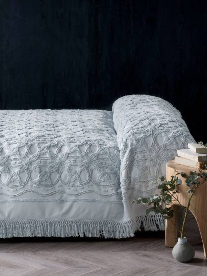 Linen House Somers Blue Bedspread - Image 3