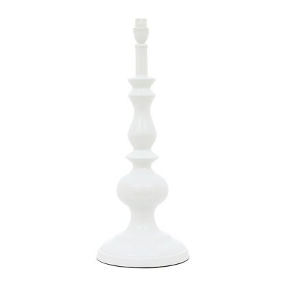Queen Lampstand White