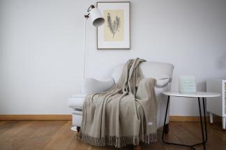 Throw Melody Plain Cobblestone
