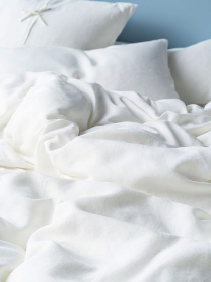 Linen House Nimes White Duvet Cover Set - Image 2