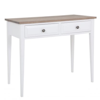 Hampton Dresser 2 Drawer White/Ash Top - Image 2
