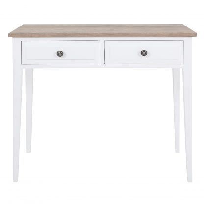 Hampton Dresser 2 Drawer White/Ash Top
