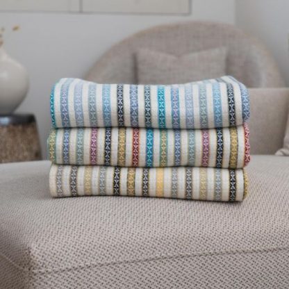 Throw Lyric Candy Stripe Paprika/Radiant Orchard - Image 2