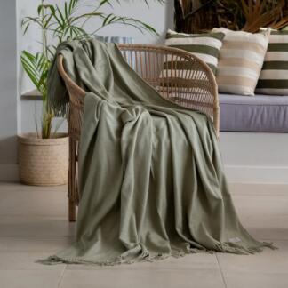 Throw Melody Plain Olive