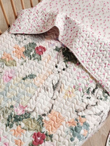 Bunny Tales Cot Quilt - Image 2