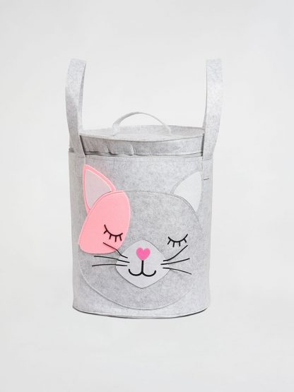 Cleo Cat Storage Basket - Image 2