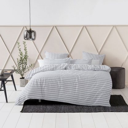Linen House Charlie Grey Duvet Cover Set