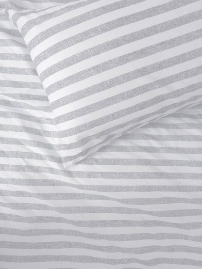 Linen House Charlie Grey Duvet Cover Set - Image 3