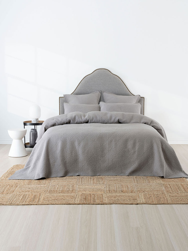 Linen House Quilt Set Lilou Grey - Image 4