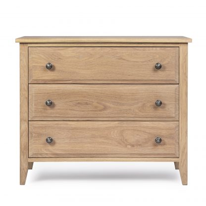 Hampton Chest 3 Drawer Oak