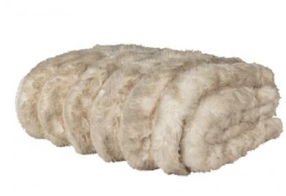 Furrow Fur Throw Chinchilla - Image 3