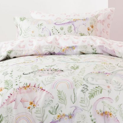 Dino Garden Duvet Cover Set