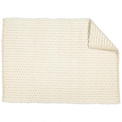 Fancy Twill Rug in Natural with Charcoal Pinstripe - Image 5