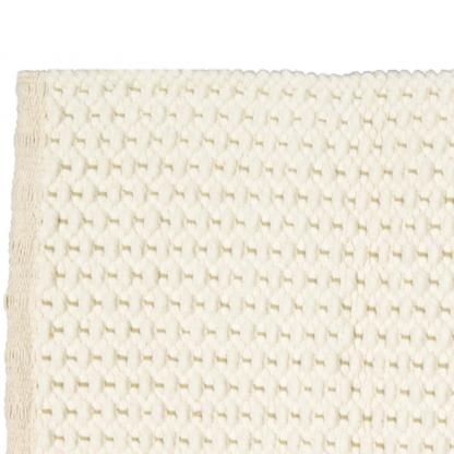 Fancy Twill Rug in Natural with Charcoal Pinstripe - Image 2