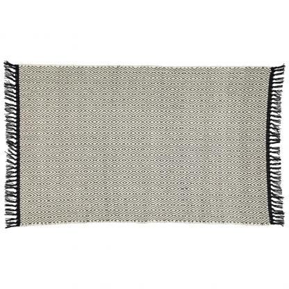 Cotton Dhurrie Rug Natural Diamond - Image 2