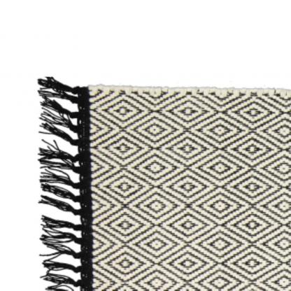 Cotton Dhurrie Rug Natural Diamond