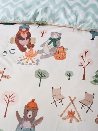 Camping Bears Duvet Cover Set - Image 2