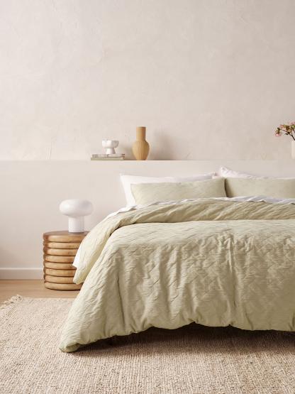 Linen House Rhea Stone Duvet Cover Set - Image 3