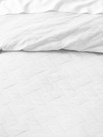 Linen House Rhea White Duvet Cover Set - Image 2