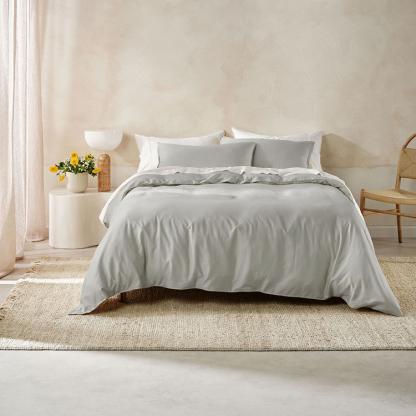 Linen House Surf Wash 400 Thread Count Duvet Cover - Image 2