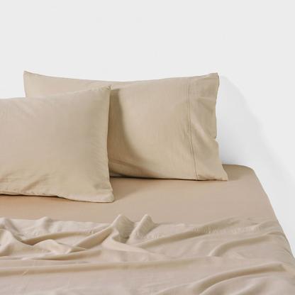 Linen House Surf Wash 400 Thread Count Flat Sheets - Image 3