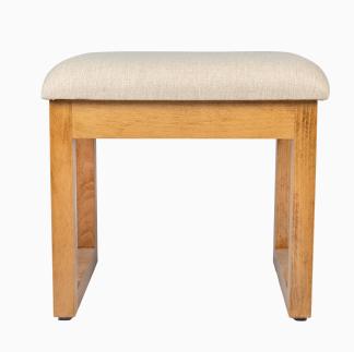 Lily Beech Upholstered Stool