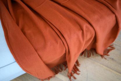 Throw Melody Plain Cinnabar - Image 2