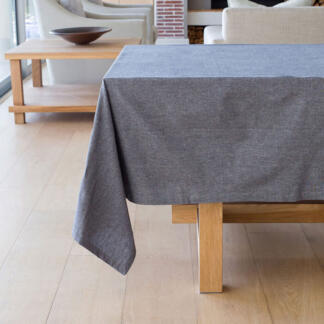 Revana Chambray Table Linen- Black