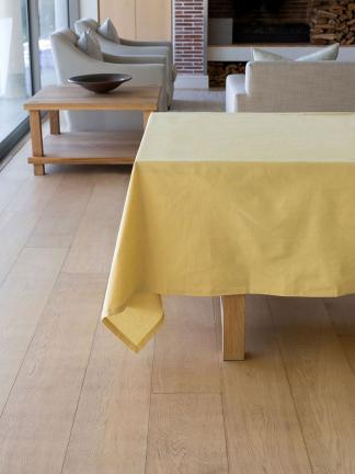 Revana Chambray Table Linen- Yellow
